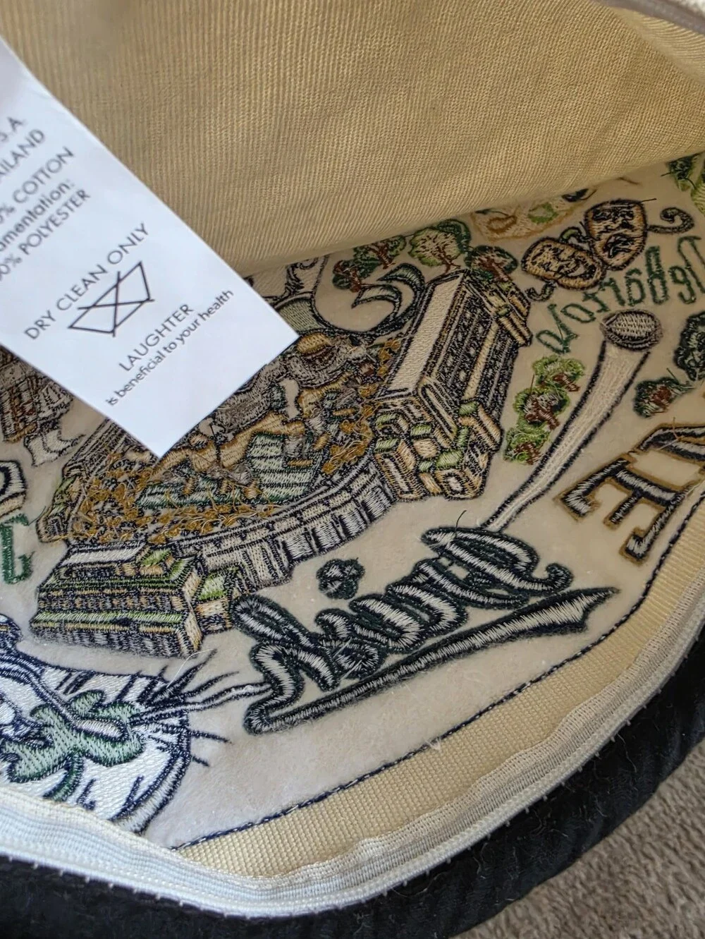 Catstudio NOTRE DAME embroidered Cotton Pillow Cover 16X19.5